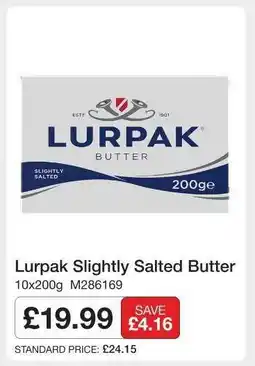 Makro Lurpak Slightly Salted Butter offer