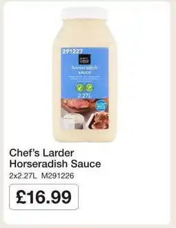 Makro Chef’s Larder Horseradish Sauce offer