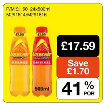 Lucozade Energy Drink