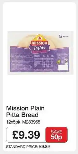 Makro Mission Plain Pitta Bread offer