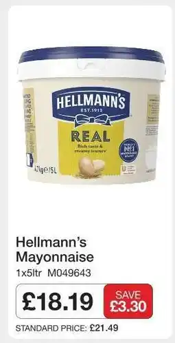 Makro Hellmann’s Mayonnaise offer