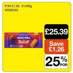 Makro Cadbury Dairy Milk Biscoff offer