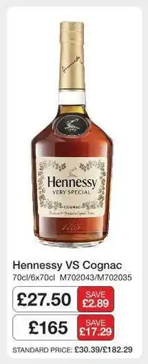 Makro Hennessy VS Cognac offer