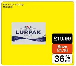 Makro LURPAK Butter offer
