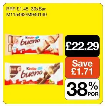 Makro Kinder Bueno offer