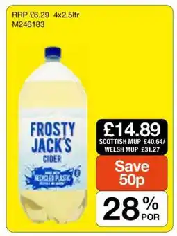 Makro Frosty Jack's Cider offer