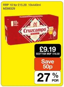 Makro Cruzcampo offer