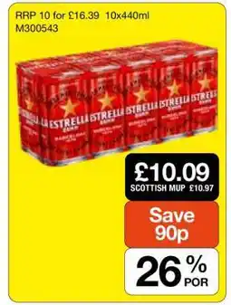 Makro Estrella Beer offer