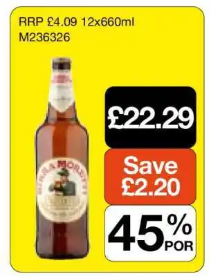 Makro Birra Moretti offer