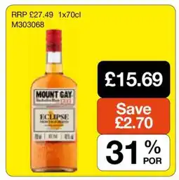 Makro Mount Gay Eclipse Rum offer