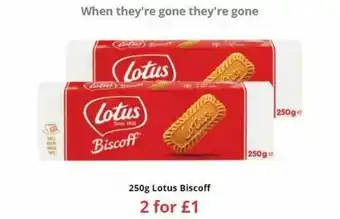 Farmfoods Lotus Biscoff offer
