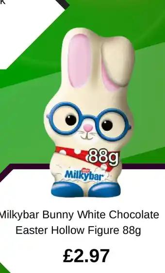 Milkybar Bunny White Chocolate Easter Hollow Figure