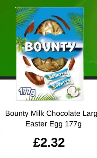 Bounty Milk Chocolate Large Easter Egg