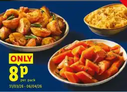 Lidl Vegetable Packs offer