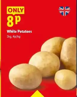 Lidl White Potatoes offer