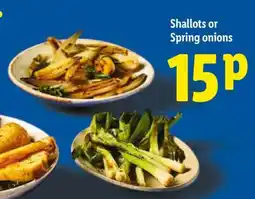 Lidl Shallots or Spring onions offer
