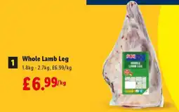 Lidl Whole Lamb Leg offer