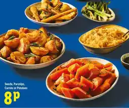 Lidl Swede, Parsnips, Carrots or Potatoes offer