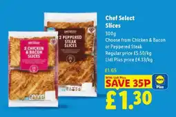 Lidl Chef Select Slices offer