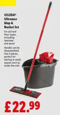 Lidl Vileda Ultramax Mop & Bucket Set offer