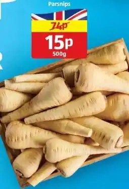 Aldi Parsnips offer