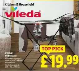 Lidl Vileda Clothes Airer offer