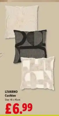 Lidl LIVARNO Cushion offer