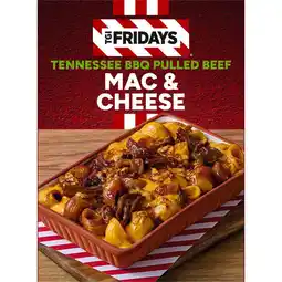 Iceland TGI Fridays Tennessee BBQ Pulled Beef Mac & Cheese 400g offer