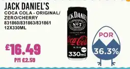 Bestway JACK DANIEL'S Coca cola - original/ zero/cherry offer