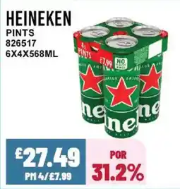 Bestway HEINEKEN Pints offer