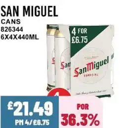 Bestway SAN MIGUEL Cans offer