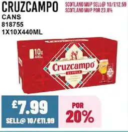 Bestway CRUZCAMPO Cans offer
