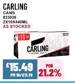 Bestway CARLING Cans offer