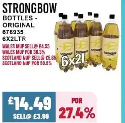 Bestway STRONGBOW Bottles - original offer