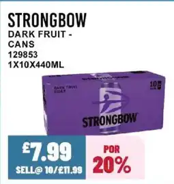 Bestway STRONGBOW Dark fruit - cans offer