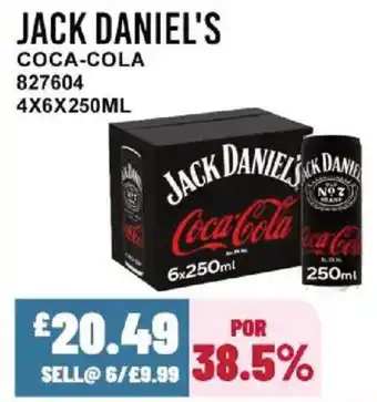 Bestway JACK DANIEL'S Coca-cola offer