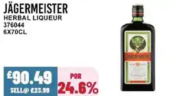 Bestway JÄGERMEISTER Herbal liqueur offer