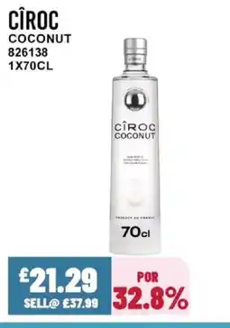 Bestway CÎROC Coconut offer