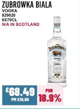 Bestway ZUBROWKA BIALA Vodka offer