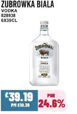 Bestway ZUBROWKA BIALA Vodka offer