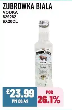 Bestway ZUBROWKA BIALA Vodka offer
