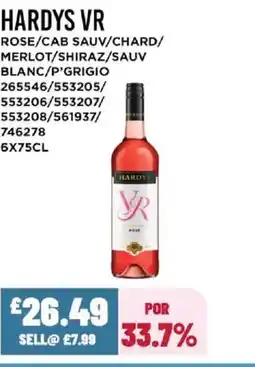 Bestway HARDYS VR Rose/cab sauv/chard/ merlot/shiraz/sauv blanc/p'grigio offer
