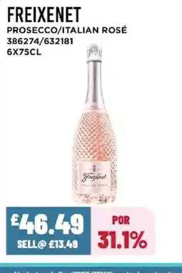 Bestway FREIXENET Prosecco/italian rosé offer