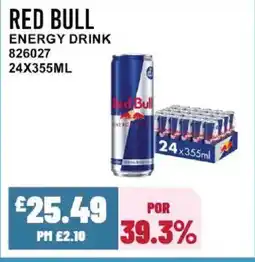 Bestway RED BULL Energy drink offer