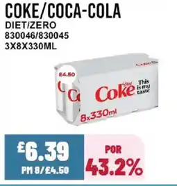 Bestway COKE/COCA-COLA Diet/zero offer