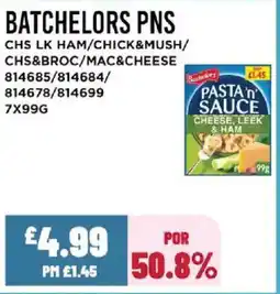 Bestway BATCHELORS PNS Chs lk ham/chick&mush/ chs&broc/mac&cheese offer