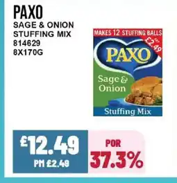 Bestway PAXO Sage & onion stuffing mix offer