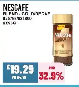 Bestway NESCAFE Blend gold/decaf offer