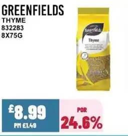Bestway GREENFIELDS Thyme offer