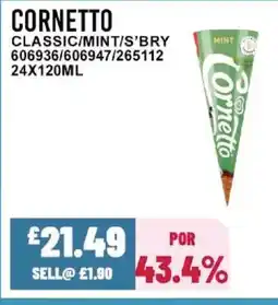 Bestway CORNETTO Classic/mint/s'bry offer